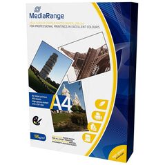 Φωτογραφικό Χαρτί MediaRange για Inkjet Εκτυπωτές Α4 High-Glossy 135g/m²  100 Φύλλα (MRINK107) έως 12 άτοκες Δόσεις