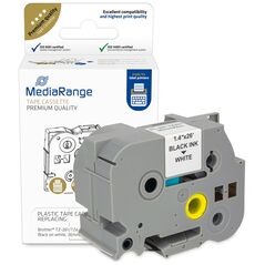 Πλαστική Ταινία Ετικετογράφου MediaRange (Brother TZ-261/TZe-261) 36 mm x 8 m (Μαύρα Γράμματα σε Λευκό Φόντο) (MRBTZ261) έως 12 άτοκες Δόσεις