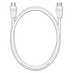 Καλώδιο MediaRange Coax Plug/Coax Socket, 75 Ohm, 3.0M, White (MRCS163) έως 12 άτοκες Δόσεις