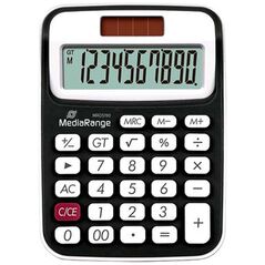 MediaRange Compact calculator with 10-digit LCD, solar and battey-powered, black/white (MROS190) έως 12 άτοκες Δόσεις
