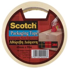 Ταινία Συσκευασίας Αθόρυβη 3M 48 mm x 50 m (Διάφανο) (MMM1786T) έως 12 άτοκες Δόσεις