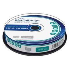 MediaRange DVD+R Dual Layer 240' 8.5GB 8x Cake Box x 10 (MR466) έως 12 άτοκες Δόσεις