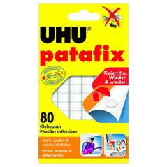 Patafix Glue Pads UHU Λευκό (80) (42620-5) (UHUPATAFIX) έως 12 άτοκες Δόσεις