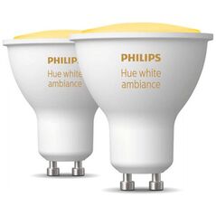 Philips Hue Spot GU10 White Ambiance 350 lumens 4.3W 2 pieces (LPH02714) (PHILPH02714) έως 12 άτοκες Δόσεις