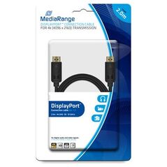 Καλώδιο MediaRange DisplayPort connection cable, gold-plated contracts, 2.0M, Black (MRCS159) έως 12 άτοκες Δόσεις