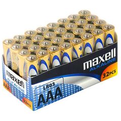 Αλκαλική Μπαταρία Maxell Alkaline LR03/AAA Alkaline Battery 32τμχ (M49025) (MAX49025) έως 12 άτοκες Δόσεις