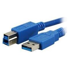 Καλώδιο MediaRange USB 3.0 AM/BM 3.0M Blue (MRCS149) έως 12 άτοκες Δόσεις