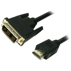Καλώδιο MediaRange HDMI/DVI Gold-plated (24+1 Pin) 2.0M Black (MRCS118) έως 12 άτοκες Δόσεις