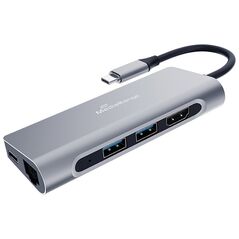 Καλώδιο MediaRange USB Type-C® 7-in-1 multiport adapter, silver (MRCS510) έως 12 άτοκες Δόσεις