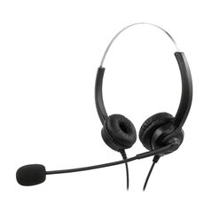 MediaRange Corded stereo headset with microphone and control panel, black (MROS304) έως 12 άτοκες Δόσεις