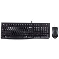 Logitech MK120 Desktop Combo GR (Black, Wired) (LOGMK120) έως 12 άτοκες Δόσεις