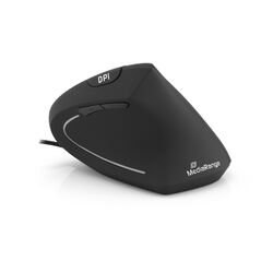 MediaRange Corded ergonomic 6-button optical mouse for right-handers (Black, Wired) (MROS230) έως 12 άτοκες Δόσεις