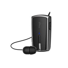Ακουστικό Bluetooth iPro RH120 Retractable Μαύρο-Γκρι (RH120BGRE) (IPRORH120BGRE) έως 12 άτοκες Δόσεις