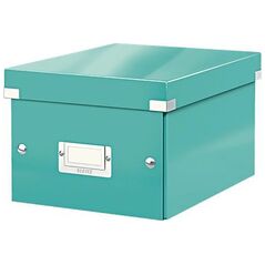 LEITZ Κουτί Αρχειοθέτησης 21x28x16 με Καπάκι Ice Blue (60450051) έως 12 άτοκες Δόσεις