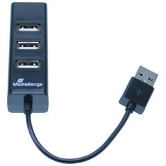 MediaRange Usb Hub 4-Port Usb 2.0 (Black) (MRCS502) έως 12 άτοκες Δόσεις