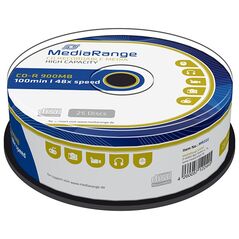 MediaRange CD-R 100' 900MB 48x Cake Box x 25 (MR222) έως 12 άτοκες Δόσεις