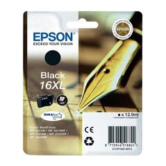 Epson Μελάνι Inkjet No.16 XL Black (C13T16314012) (EPST163140) έως 12 άτοκες Δόσεις