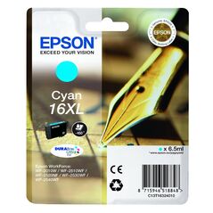 Epson Μελάνι Inkjet No.16 XL Cyan (C13T16324012) (EPST163240) έως 12 άτοκες Δόσεις