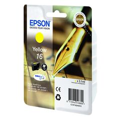 Epson Μελάνι Inkjet No.16 Yellow (C13T16244012) (EPST162440) έως 12 άτοκες Δόσεις