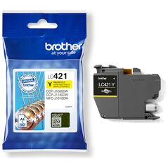 Brother Μελάνι Inkjet LC-421Yellow (LC421Y) (BRO-LC421Y) έως 12 άτοκες Δόσεις
