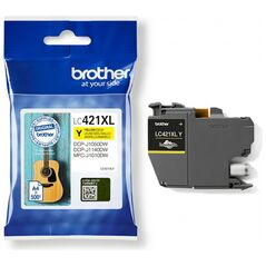 Brother Μελάνι Inkjet LC421 XLYellow (LC421XLY) (BRO-LC-421XLY) έως 12 άτοκες Δόσεις