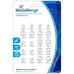Αλκαλική Μπαταρία MediaRange Premium Coin Cells Assorted Set (20 Pack) (MRBAT119) έως 12 άτοκες Δόσεις
