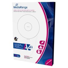 MediaRange Labels for CD/DVD/BD 41-118mm Matte (100 Pack) (MRINK131) έως 12 άτοκες Δόσεις
