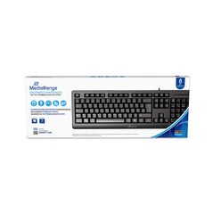 MediaRange Multimedia Keyboard, Wired (Black) (MROS109-GR) έως 12 άτοκες Δόσεις