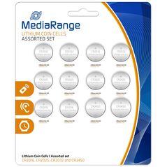 Μπαταρία Λιθίου MediaRange Coin Cells Assorted Set (12 Pack) (MRBAT139) έως 12 άτοκες Δόσεις