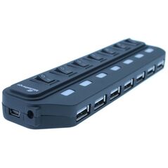 MediaRange Usb Hub 7-Port Usb 2.0 (Black) (MRCS504) έως 12 άτοκες Δόσεις