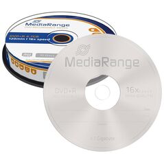 MediaRange DVD+R 120' 4.7GB 16x Cake Box x 10 (MR453) έως 12 άτοκες Δόσεις