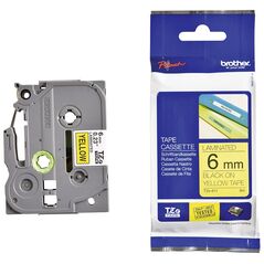 Brother TZe-621 Labelling Tape Cassette – Black on Yellow, 9mm wide (TZE621) (BROTZE621) έως 12 άτοκες Δόσεις