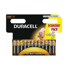 Duracell Αλκαλικές Μπαταρίες AAA 1.5V 12τμχ (DRAAALR03)(DURDRAAALR03) έως 12 άτοκες Δόσεις