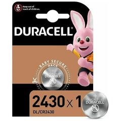 Duracell Electronics Μπαταρία Λιθίου Ρολογιών CR2430 3V 2τμχ (DECR24302) (DURDECR24302) έως 12 άτοκες Δόσεις