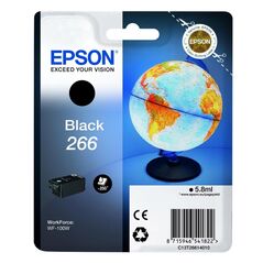 Epson Μελάνι Inkjet Series 266 Black  (C13T26614010) (EPST266140) έως 12 άτοκες Δόσεις