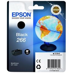 Epson Μελάνι Inkjet Series 266 Black  (C13T26614010) (EPST266140) έως 12 άτοκες Δόσεις