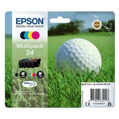 Epson Μελάνι Inkjet No.34 Multipack (C13T34664010) (EPST346640) έως 12 άτοκες Δόσεις