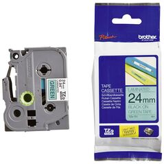 Brother TZe-751 Labelling Tape Cassette – Black on Green, 24mm wide (TZE751) (BROTZE751) έως 12 άτοκες Δόσεις