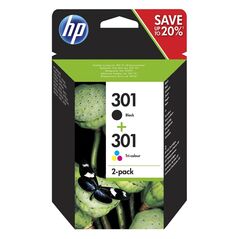 HP Μελάνι Inkjet No.301 Combo 2-Pack (N9J72AE) (HPN9J72AE) έως 12 άτοκες Δόσεις