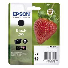 Epson Μελάνι Inkjet Series 29 Black (C13T29814012) (EPST298140) έως 12 άτοκες Δόσεις