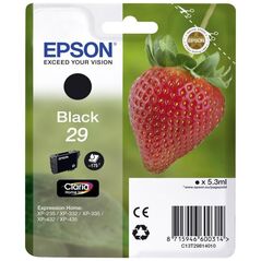 Epson Μελάνι Inkjet Series 29 Black (C13T29814012) (EPST298140) έως 12 άτοκες Δόσεις