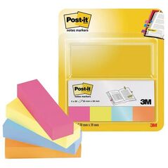 Σελιδοδείκτες 3M Post-It 12,7 x 44,4 mm (Σετ 4 Χρωμάτων) (670-4-POP) (MMM670-4-POP) έως 12 άτοκες Δόσεις
