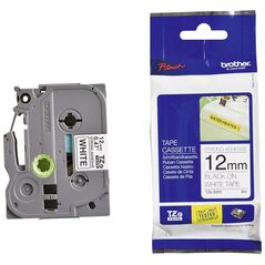 Brother TZe-S231 Labelling Tape Cassette – Black on White, 12mm wide (TZES231) (BROTZES231) έως 12 άτοκες Δόσεις