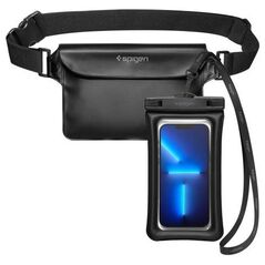 Universal Αδιάβροχη Θήκη & Τσαντάκι Μέσης Spigen A621 για Smartphones Μαύρο (1 τεμ.) 8809811860863 έως και 12 άτοκες δόσεις