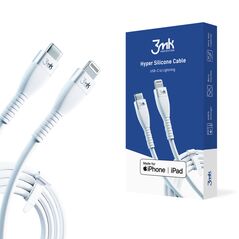 3mk Hyper Silicone Cable Type-C to Lightning 20W 3A White 0.603.007 έως 12 άτοκες Δόσεις