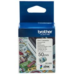 Brother CZ-1005 Label Roll White  50mm  (CZ-1005) (BROCZ1005) έως 12 άτοκες Δόσεις