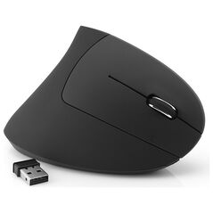 MediaRange Ergonomic 6-button wireless optical mouse for right-handers (Black, Wireless) (MROS232) έως 12 άτοκες Δόσεις