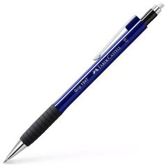 Faber-Castell Μηχανικό Μολύβι 0.7mm με Γόμα - Μπλε Σκούρο (134755) (FAB134755) έως 12 άτοκες Δόσεις