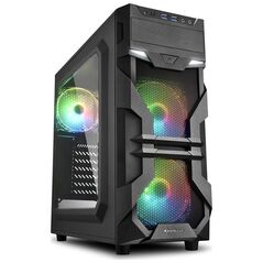 Sharkoon VG7-W RGB Gaming Midi Tower Computer Case Black (18198226) (SHR18198226) έως 12 άτοκες Δόσεις