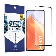 Lito Folie pentru Xiaomi Mi 10T 5G / Mi 10T Pro 5G - Lito 2.5D FullGlue Glass - Black 5949419047853 έως 12 άτοκες Δόσεις